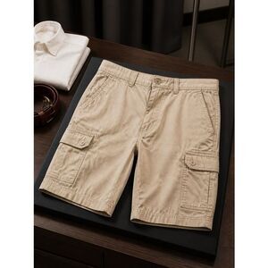 ST. JOHN’s BAY COMFORT STRETCH 10” MEN’s CARGO SHORT IN GRAY SIZE 40
